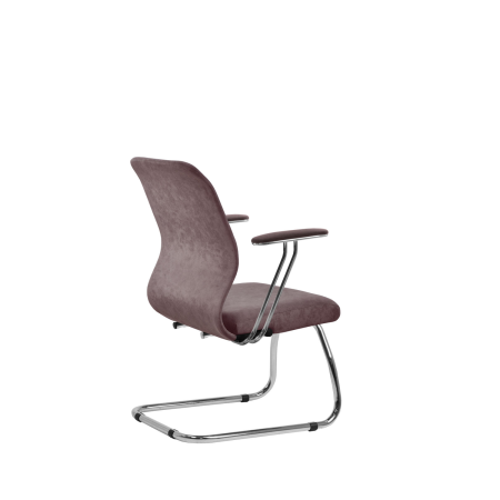 Кресло для руководителя Метта SU-Mr-4(Vivaldi)/подл.078/осн.007 (Темно-розовый)