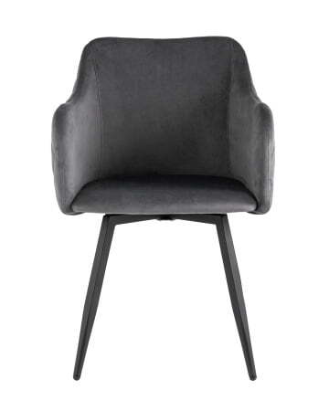 Стул Ника вращающийся велюр серый (Стул Ника серый)