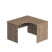 Стол эргономичный правый Комфорт К 126 1200x1200x750 (Дуб шамони темный)