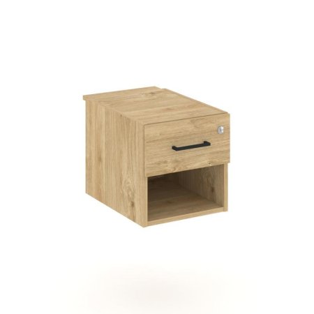 Тумба с 1 открытой нишей и 1 ящиком SN.TP-041 (343х453х356) (Тиквуд Светлый)
