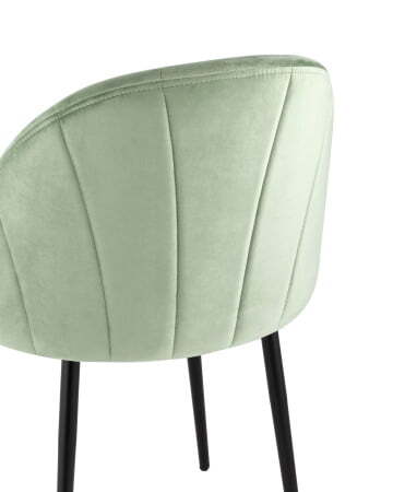 Стул Логан велюр фисташковый (Стул Логан фисташковый)