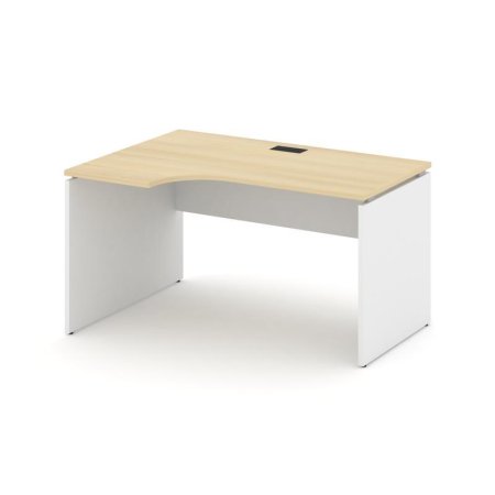 Стол рабочий эргономичный SN-D.SPA-001(L) (1380х600/980х750) (Акация Лорка/Белый)