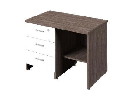 Греденция левая Public comfort metal С-291л 826x500x600 (Белый/Джара Госфорт)