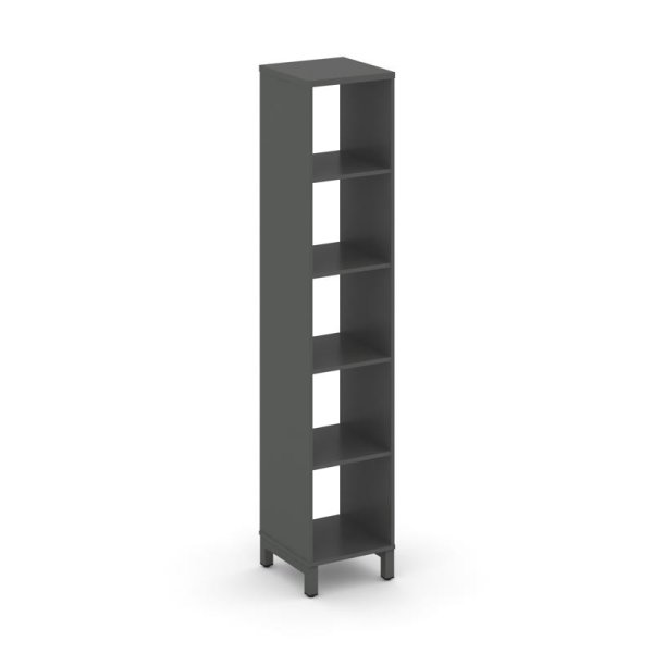 Каркас стеллажа 5 ярусов SN.KS-510 (387х400х1982) (Антрацит/Металл Антрацит) Каркас стеллажа 5 ярусов SN.KS-510 (387х400х1982) (Антрацит/Металл Антрацит)