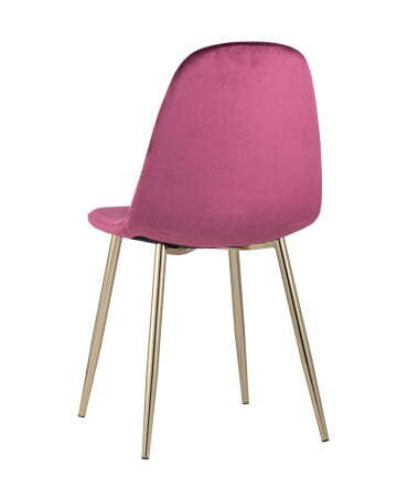 Стул Валенсия велюр бордо золотые ножки (Стул Валенсия бордовый)
