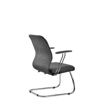 Кресло для руководителя Метта SU-Mr-4(Vivaldi)/подл.078/осн.007 (Темно-серый)