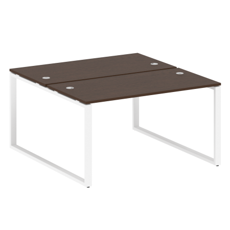 Рабочая станция Metal System Style БО.РАС-СП-2.3 1400x1475x750 (Венге Цаво/Белый металл)
