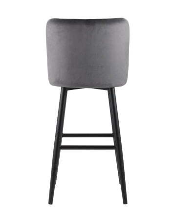 Стул барный Ститч велюр серый (Стул барный Ститч серый)