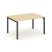 Стол переговорный SN-5P.SPRG-002.3 (1180х980х750) (Тиквуд Светлый/Металл Антрацит) Стол переговорный SN-5P.SPRG-002.3 (1180х980х750) (Тиквуд Светлый/Металл Антрацит)