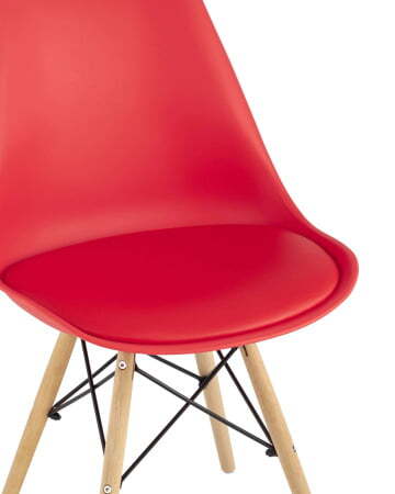 Стул Eames Soft красный (Стул Freames красный) Стул Eames Soft красный (Стул Freames красный)