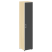 Шкаф для документов узкий со стеклом черным LT.SU-1.10 R (R) Black (Вяз Благородный) Шкаф для документов узкий со стеклом черным LT.SU-1.10 R (R) Black (Вяз Благородный)