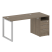 Рабочая станция Metal System Style БО.РС-СТП1.2 1612x750x750 (Дуб Наварра/Серый металл) Рабочая станция Metal System Style БО.РС-СТП1.2 1612x750x750 (Дуб Наварра/Серый металл)