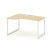 Стол рабочий эргономичный SN-4O.SPA-022(L) (1580х800/980х750) (Тиквуд Светлый/Металл Антрацит) Стол рабочий эргономичный SN-4O.SPA-022(L) (1580х800/980х750) (Тиквуд Светлый/Металл Антрацит)