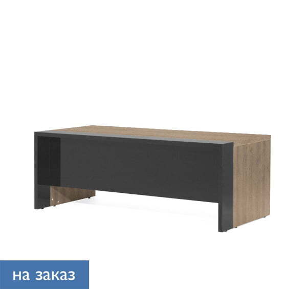 LAVA Стол для руководителя 180 (Гавана/Серый глянец)