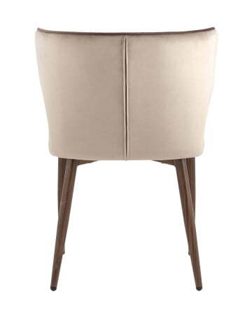 Стул Матео с кантом велюр шампань ножки дерево (Стул Матео шампань)