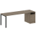 Рабочая станция с опорной тумбой Metal System Style БП.РС-СТП-1.5 2212x720x750 (Дуб Наварра/Серый металл) Рабочая станция с опорной тумбой Metal System Style БП.РС-СТП-1.5 2212x720x750 (Дуб Наварра/Серый металл)