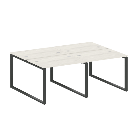 Рабочая станция Metal System Style БО.СМ-4.1 2000x1475x750 (Дуб Наварра/Антрацит металл)