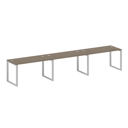 Рабочая станция Metal System Style БО.СМ-3.3 4200x720x750 (Вяз/Серый металл)