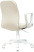 Кресло CH-W327 слоновая кость OR-10 эко.кожа крестов. пластик пластик белый (Слоновая кость)