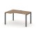 Стол рабочий эргономичный SN-6P.SPA-002(L) (1580х600/980х750) (Тиквуд Светлый/Металл Антрацит) Стол рабочий эргономичный SN-6P.SPA-002(L) (1580х600/980х750) (Тиквуд Светлый/Металл Антрацит)