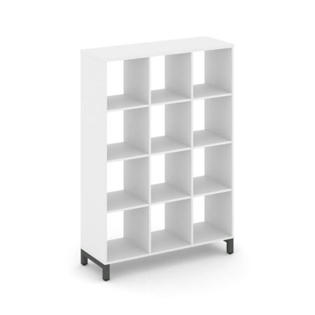Каркас стеллажа 4 яруса SN.KS-430 (1121х400х1615) (Белый/Металл Антрацит)
