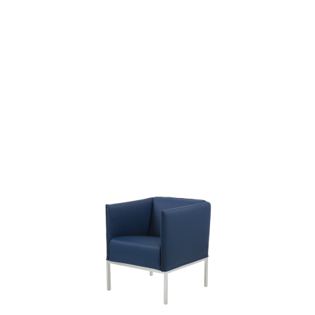 Кресло офисное Бора (М-46) (Синий)