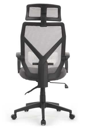 Офисное кресло Oliver RCH W-203AC Черный пластик | Серый (Серый | Черный)