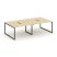 Рабочая станция 2-х сторонняя SN-4O.DRS-031 (1960х1232х750) (Тиквуд Светлый/Металл Антрацит) Рабочая станция 2-х сторонняя SN-4O.DRS-031 (1960х1232х750) (Тиквуд Светлый/Металл Антрацит)
