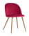 Стул Лион велюр красный (Стул Лион красный)