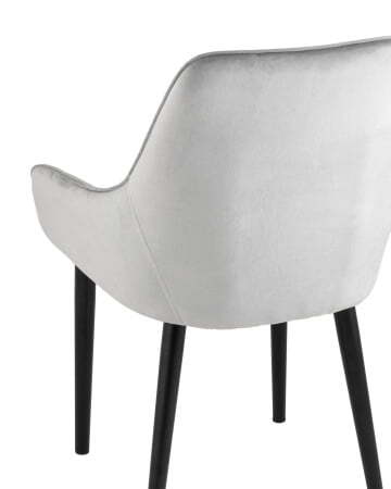 Стул Джоан велюр светло-серый (Стул Джоан светло-серый)