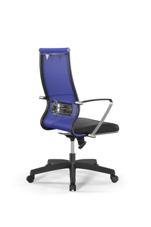 Кресло для руководителя Метта Sit 10 B2-163K - T+Extra /Km00/Wm12/K5cL(M09.B02.G15.W01) (Васильковый | Черный)