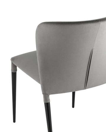 Стул Лори велюр серый (Стул Лори серый)