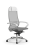 Кресло для руководителя Метта Samurai L1-1K - TS /Uc00/Nc00/K2cL(M06.B31.G04.W03) (Белый)