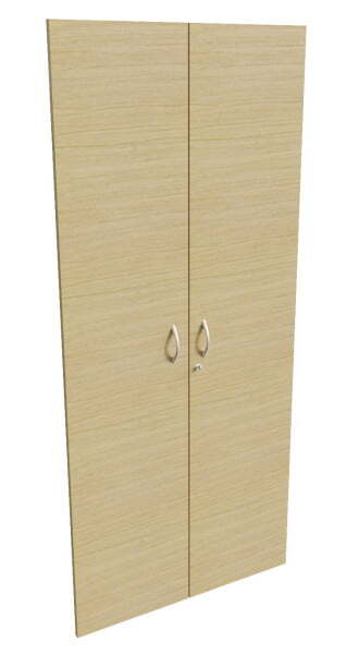 Двери деревянные высокие с замком Steel 11552 800x16x1775 (Дуб светлый)