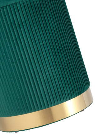 Пуф Шарлотта с ящиком велюр зеленый (Пуф Шарлотта зеленый)