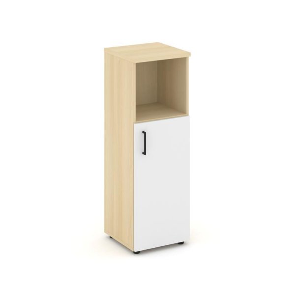 Шкаф средний узкий SN.STU.E-201(R) (400х400х1203) (Акация Лорка/Белый) Шкаф средний узкий SN.STU.E-201(R) (400х400х1203) (Акация Лорка/Белый)