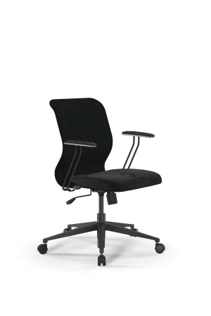 Кресло для руководителя Метта Sit 8 Mr4-4T - Vivaldi /Uh00/Wh12/T4mV-b(M09.B11.G19.W02) (Черный)