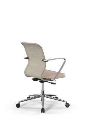 Кресло для руководителя Метта Sit 8 M4-9K - X2+Extra /Uh00/Wh12/K5cL(M01.B23.G18.W02) (Светло-бежевый)