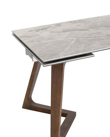 Стол обеденный Артизан раскладной 160-240*90 керамика (Стол обеденный Артизан серый)