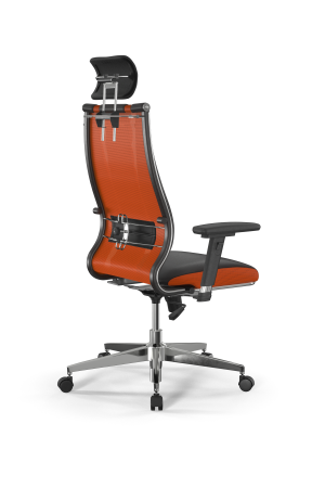 Кресло для руководителя Метта Sit 10 B2-160D - X2+Extra /Km39/Wm12/D03P/H3mL-2D(M09.B22.G18.W02) (Черный | Оранжевый) Кресло для руководителя Метта Sit 10 B2-160D - X2+Extra /Km39/Wm12/D03P/H3mL-2D(M09.B22.G18.W02) (Черный | Оранжевый)