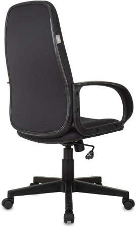 Кресло руководителя CH-808AXSN темно-серый TW-12 крестов. пластик (Темно-серый)