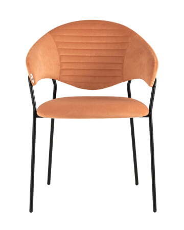 Стул Алексис велюр оранжевый (Стул Алексис оранжевый)