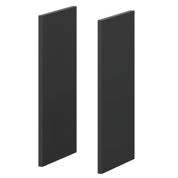 Боковины декоративные Кортез KZD-28B 384x50x784 (Графит)