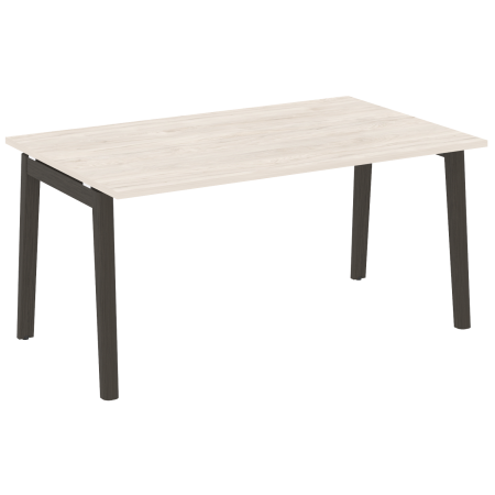 Стол переговорный на деревянных опорах Onix Wood OW.PRG-1.4 1580x980x750 (Денвер Светлый/Дуб Темный)