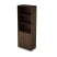 4Ш.005.2 Шкаф стеллаж высокий полузакрытый без замка (798x430x2112) (Венге)