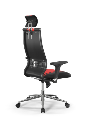 Кресло для руководителя Метта Sit 10 B2-187D - Extra /Kb40/Wh40/D02P/H3mL-G-2D(M09.B23.G18.W01) (Красный | Черный) Кресло для руководителя Метта Sit 10 B2-187D - Extra /Kb40/Wh40/D02P/H3mL-G-2D(M09.B23.G18.W01) (Красный | Черный)