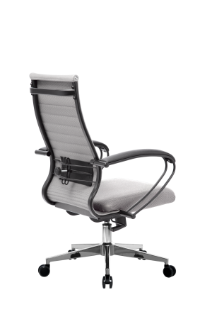 Кресло для руководителя Метта МЕТТА-19(MPRU)/подл.130/осн.004 (Светло-серый)