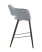 Стул барный Саймон велюр серый (Стул барный Саймон серый)