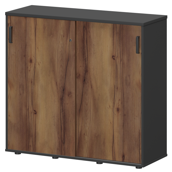 Тумба-купе Смарт СМТ-12.11К Тип1 1236x444x1175 (Графит/Таксония)