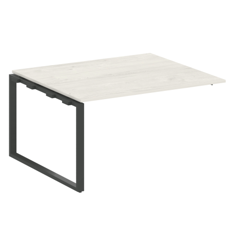 Проходной наборный элемент переговорного стола Metal System Style БО.ППРГ-3 1400x1235x750 (Дуб Наварра/Антрацит металл)